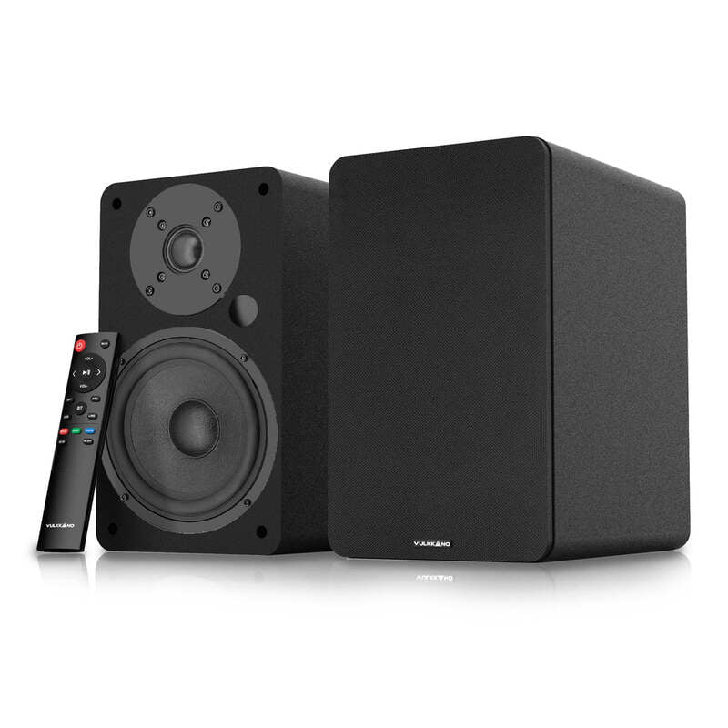 VULKKANO A5 ARC Black Active Bookshelf Speakers VULKKANO A5 ARC Black Active Bookshelf Speakers