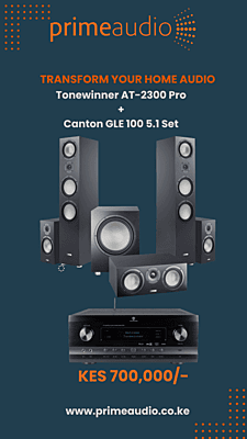 Canton GLE 100 + Tonewinner AT 2300 Pro Package