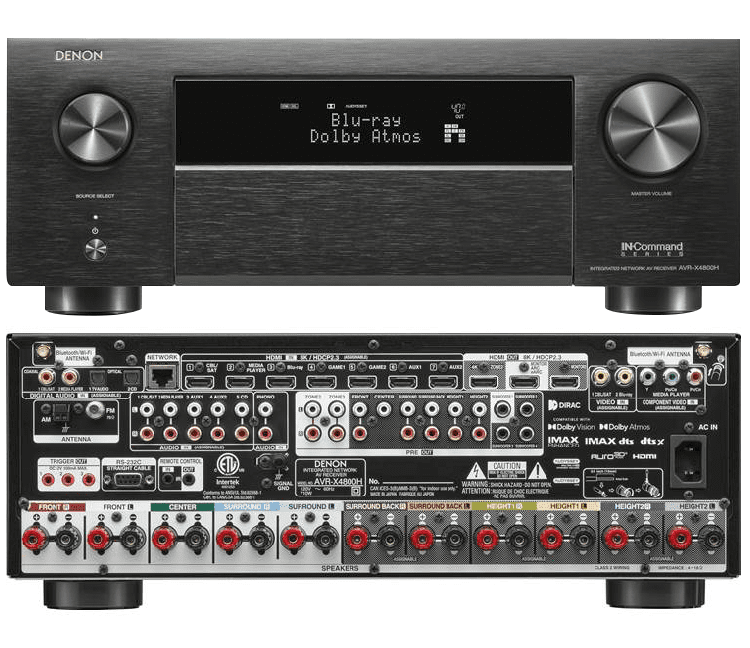 Denon AVR X 4800 Dolby Atmos AVR