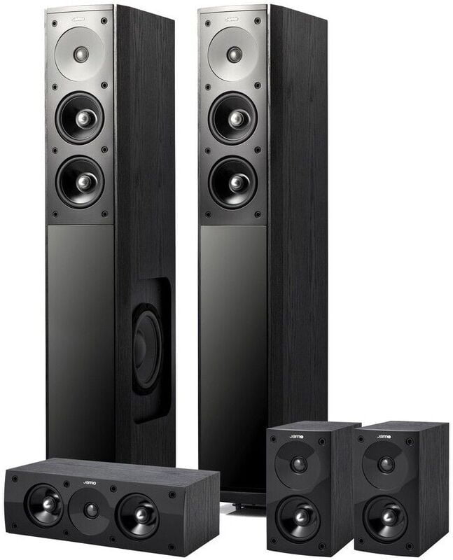 Jamo S 608 HCS 3 Black - 3-Way Standing Speakers Jamo S 608 HCS 3 Black - 3-Way Standing Speakers