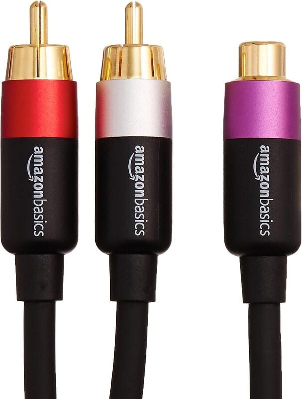 2-Male to 1-Female RCA Y-Adapter 2-Male to 1-Female RCA Y-Adapter
